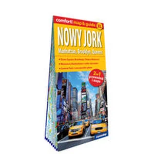 Nowy Jork. Manhattan, Brooklyn, Queens; laminowany map&guide XL (2w1: przewodnik i mapa)