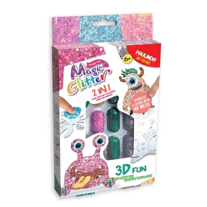 Zestaw kreatywny Strigo Magic Glitter stwórz swojego stworka 3D