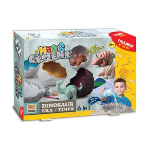 Zestaw kreatywny Strigo Magic Cement Dinozaury