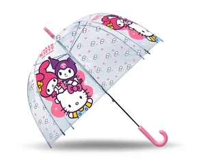 Parasolka przezroczysta Hello Kitty 19cali HK50195 Parasolka przezroczysta Hello Kitty 19cali HK50195