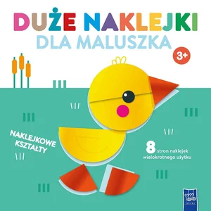 Duże naklejki dla maluszka. Kaczuszka 3+