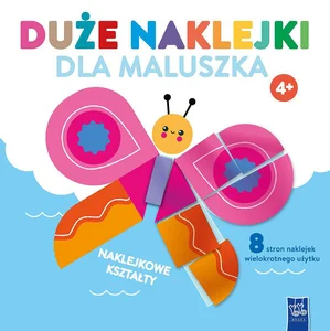 Duże naklejki dla maluszka. Motylek 4+ Duże naklejki dla maluszka. Motylek 4+