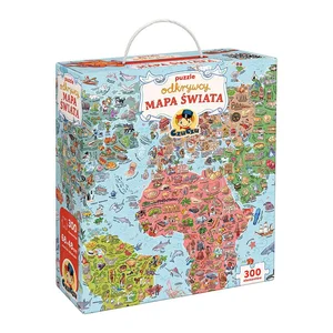 CzuCzu Puzzle odkrywcy 300 Mapa Świata