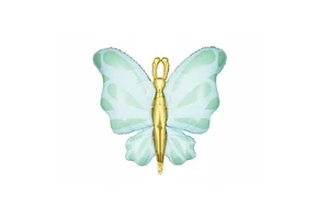 Balon foliowy Motyl 69x69cm mięta