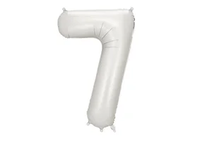 Balon foliowy cyfra 7 86cm srebrny