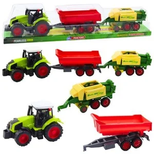 Traktor rolniczy z przyczepą
