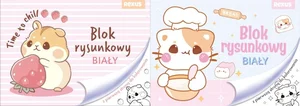 Blok rysunkowy A4/20K biały No name - dziewcz mix