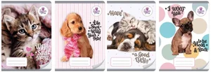 Zeszyt A5/16K kratka The sweet pets (20szt)