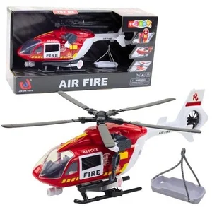 Helikopter straży pożarnej hak + nosze 1:14