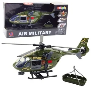 Helikopter wojskowy hak + nosze + światło 1:12