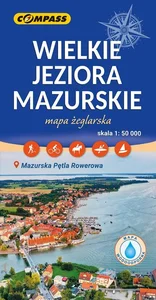 Wielkie Jeziora Mazurskie mapa żeglarska 1:50 000 Wielkie Jeziora Mazurskie mapa żeglarska 1:50 000