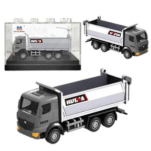 Wywrotka metalowa srebrna 1:80