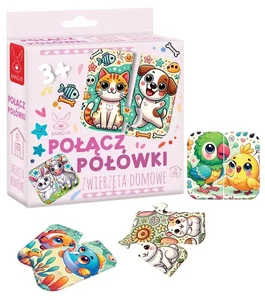 Połącz Połówki Zwierzęta Domowe 3+ Połącz Połówki Zwierzęta Domowe 3+