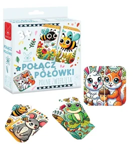 Połącz Połówki Polne Zwierzęta 3+ Połącz Połówki Polne Zwierzęta 3+