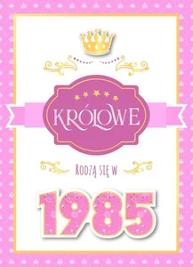 Karnet Urodziny 40