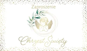 Zaproszenie Chrzest (10szt)