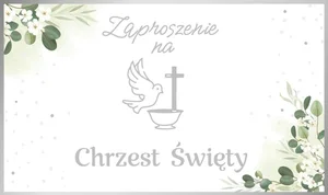 Zaproszenie Chrzest (10szt) Zaproszenie Chrzest (10szt)