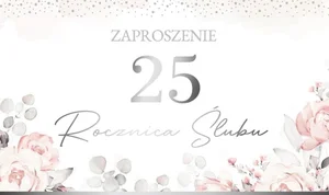 Zaproszenie Rocznica Ślubu (10szt)