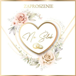 Zaproszenie Ślub (5szt) Zaproszenie Ślub (5szt)