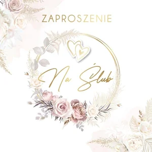Zaproszenie Ślub (5szt) Zaproszenie Ślub (5szt)