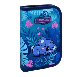 Piórnik pojedynczy dwuklapkowy bez wyposażenia Astrabag Sweet Koala AC1