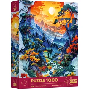Puzzle 1000 3D 40-lecie Trefl Dolina 40045 Puzzle 1000 3D 40-lecie Trefl Dolina 40045