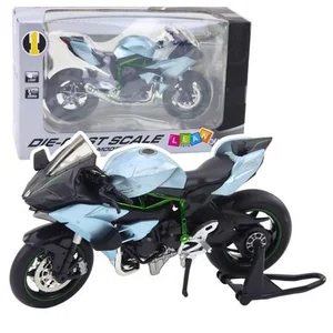 Motocykl metalowy ze światłem i dźwiękiem 1:12
