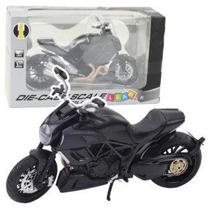 Motocykl metalowy ze światłem i dźwiękiem 1:12