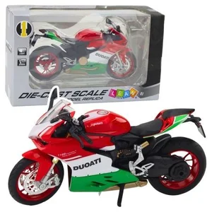 Motocykl metalowy ze światłem i dźwiękiem 1:12 Motocykl metalowy ze światłem i dźwiękiem 1:12