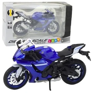 Motocykl metalowy ze światłem i dźwiękiem 1:12