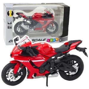 Motocykl metalowy z dźwiękiem i światłem 1:12