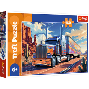Puzzle Ciężarówka w trasie 160