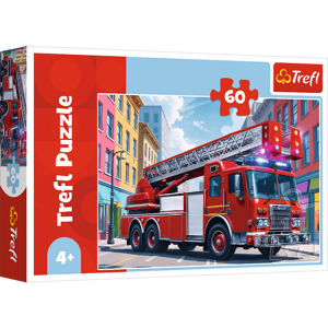 Puzzle Wóz strażacki 60