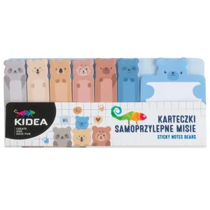 Karteczki samoprzylepne Kidea Misie Karteczki samoprzylepne Kidea Misie