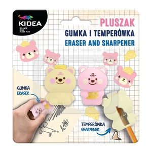 Gumka i temperówka Pluszak Kidea Gumka i temperówka Pluszak Kidea