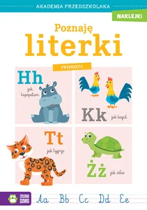 Akademia przedszkolaka Poznaję literki Zwierzęta