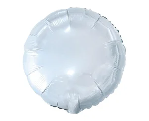 Balon foliowy okrągły biały 45cm