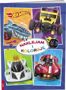 Hot Wheels Naklejam i Koloruję Hot Wheels Naklejam i Koloruję