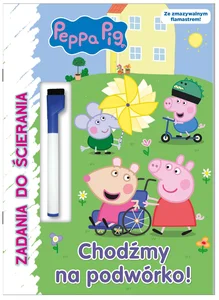 Peppa Pig Zadania do ścierania Chodźmy na podwórko!