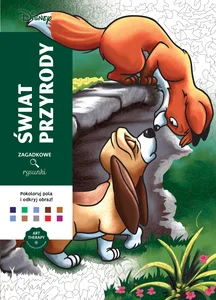 Art therapy Kolorowanka antystresowa Disney Świat przyrody Zagadkowe rysunki