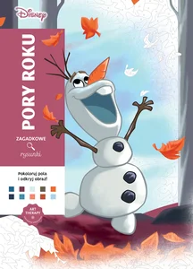 Art therapy Kolorowanka antystresowa Disney Pory roku Zagadkowe rysunki
