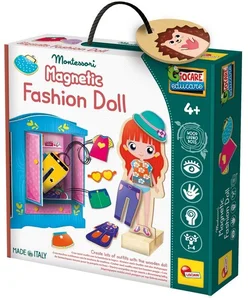Lisciani Montessori Baby Wood Magnetyczna Lalka