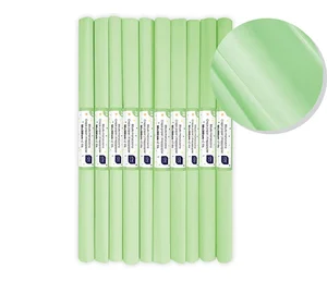 Bibuła marszczona nr 39 pistacjowy pastel (10szt)