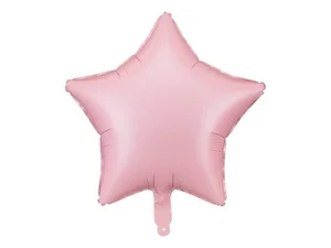 Balon foliowy Gwiazdka 48cm różowy