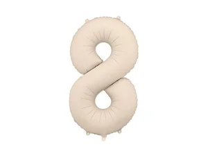 Balon foliowy 8 86cm jasny beż