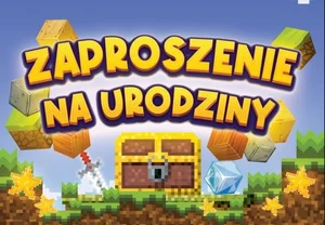 Zaproszenie Urodziny Zay Mini (10szt)