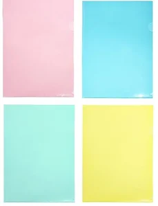 Ofertówka A4 PP pastel mix (8szt)