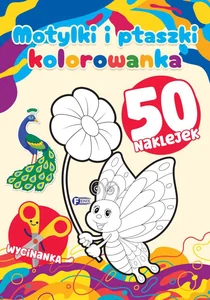 Motylki i ptaszki Kolorowanka