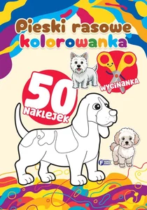 Pieski rasowe Kolorowanka