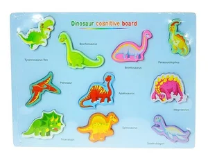 Układanka puzzle drewniane dinozaury Układanka puzzle drewniane dinozaury